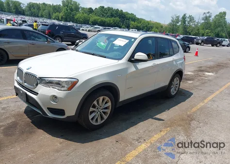 2017 BMW X3 xDrive28I из США, поврежденный, VIN 5UXWX9C36H0W74437